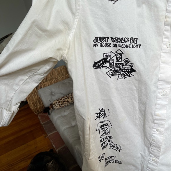 Very unique button up shirt dress - Picture 4 of 5